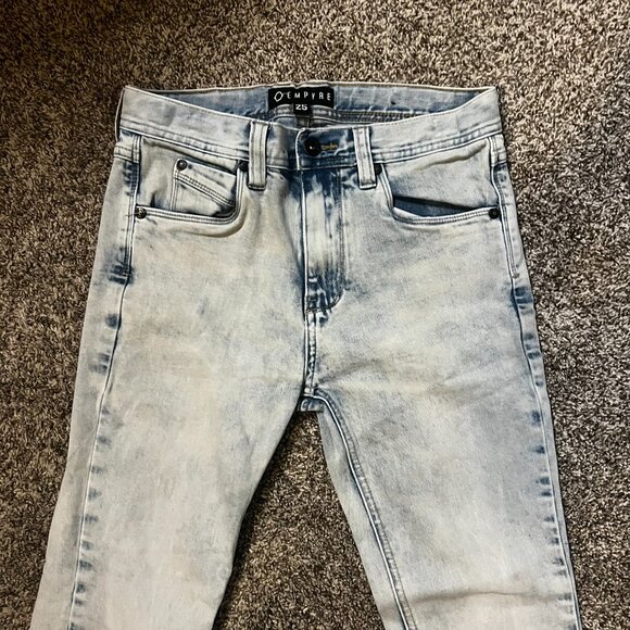 Empyre  Skinny Jeans Size 25 Light Wash Denim Stretch Casual Pants 30” In - Picture 4 of 6